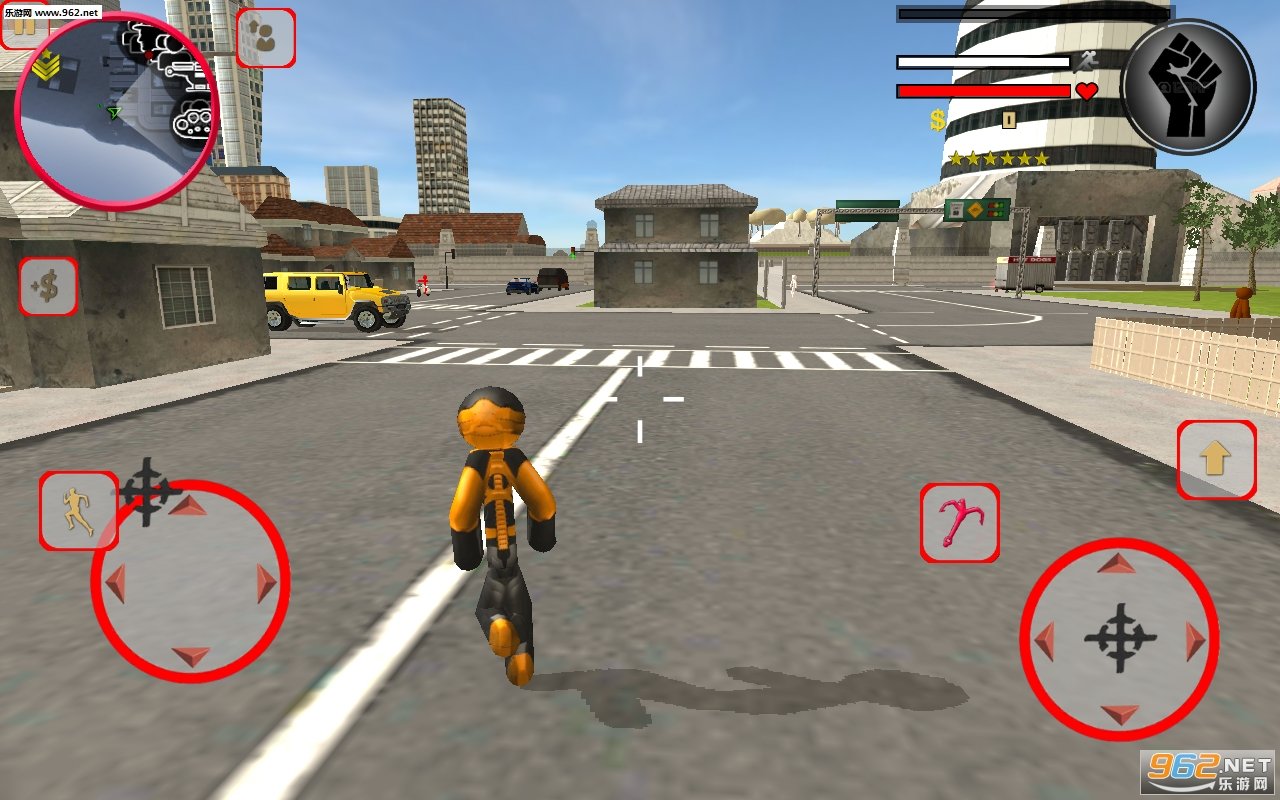 疯狂火柴人绳索英雄安卓版游戏下载v1.4.0图片1