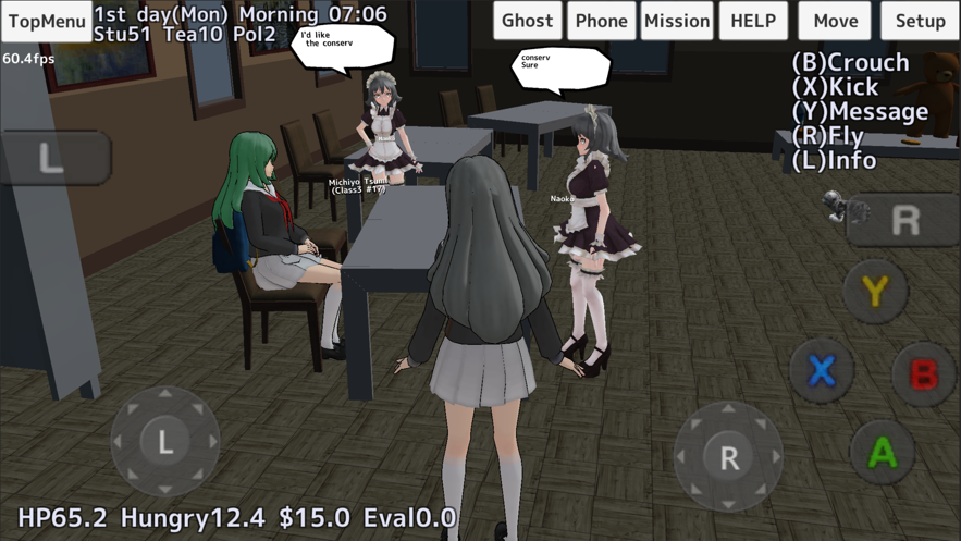 校园女生模拟器官方正版最新版下载v1.0图1: