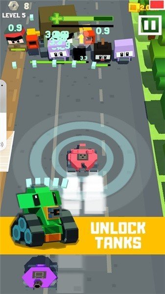 方块超级坦克游戏（Blocky Super Tanks）手游v1.0下载图2: