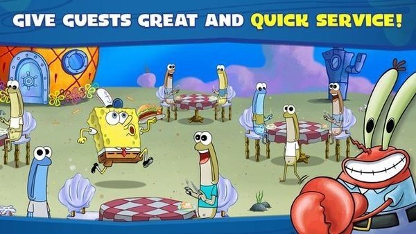 海绵宝宝餐厅(SpongeBob Diner Dash)手游内测版v3.24.45下载图2: