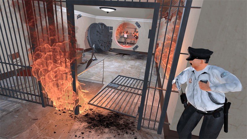 警车巡逻驾驶3d图3