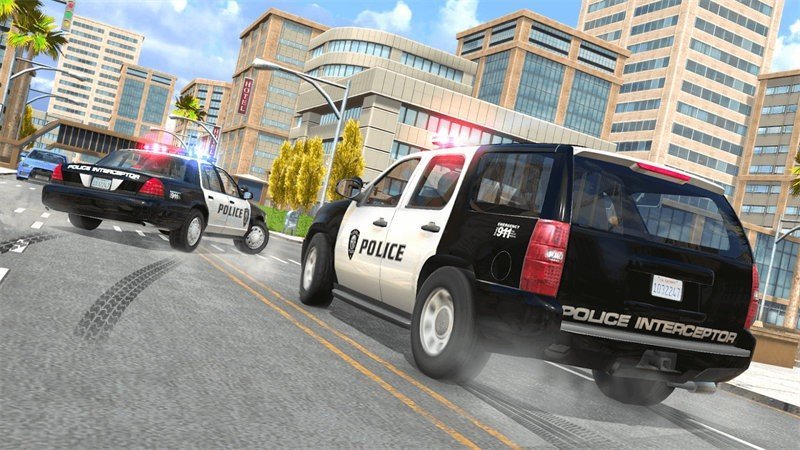 警车巡逻驾驶3d图2