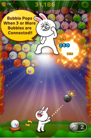 泡泡龙(LINE Bubble)手游v1.7.8下载图片1