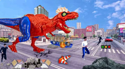 恐龙时代城市破坏游戏免广告版图2: