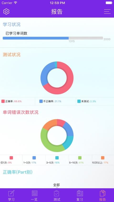 托福精选词汇app图1