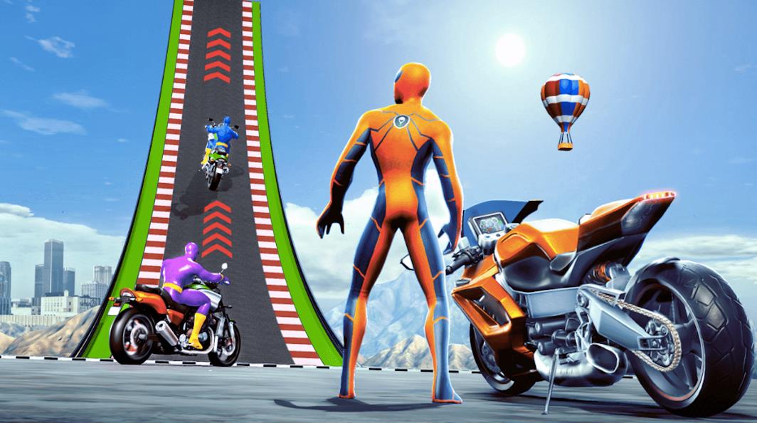 超级摩托车3d游戏图1