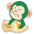 Playful Green Monkey