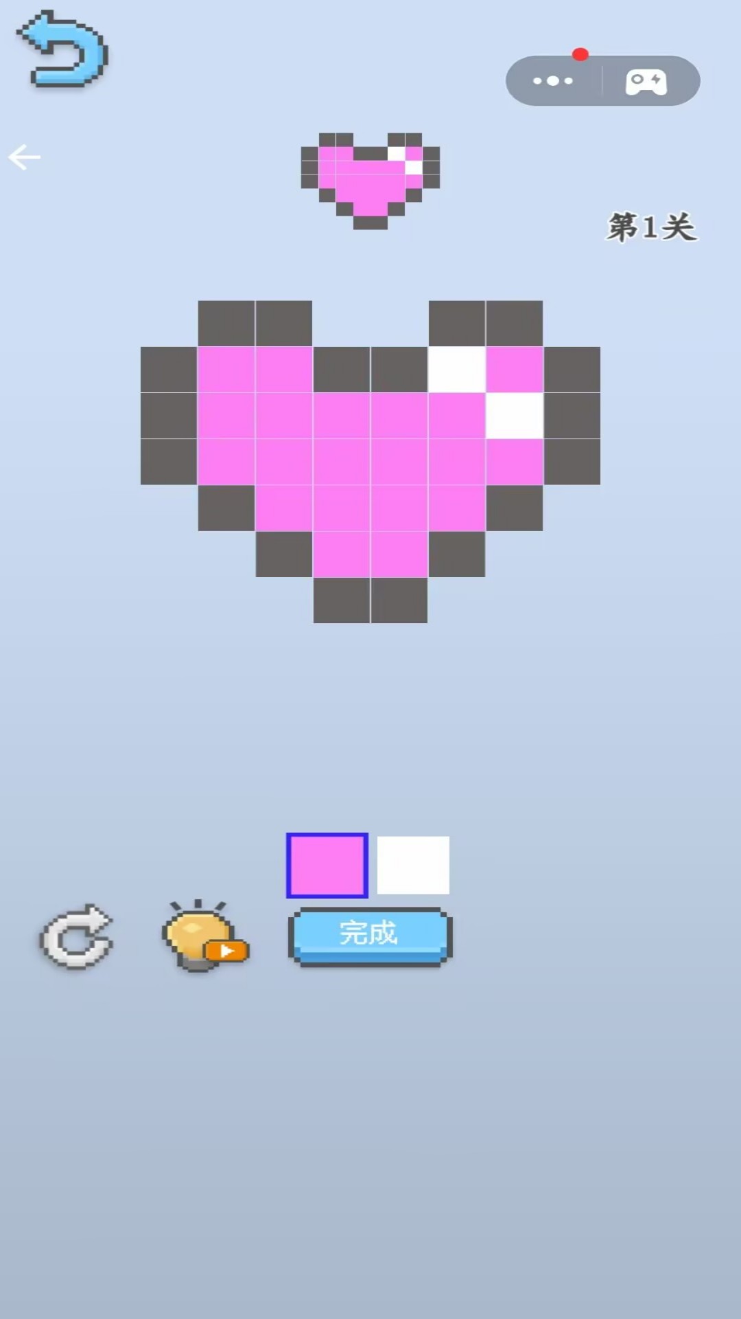 方块涂色画游戏图1